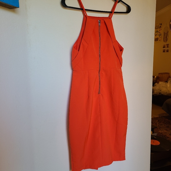 ◇Shareen collections halter dress w/ slit size 8◇ - Picture 6 of 10